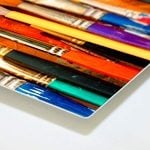 calligraphy can be printed on metal surface that doesn't need any additional framing