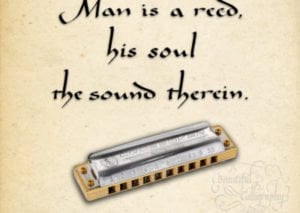 music and the soul quote written in legend font caligraphy