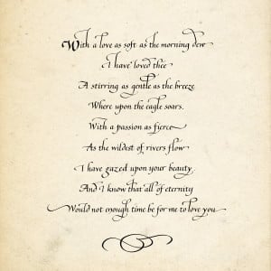 Author's own love poem