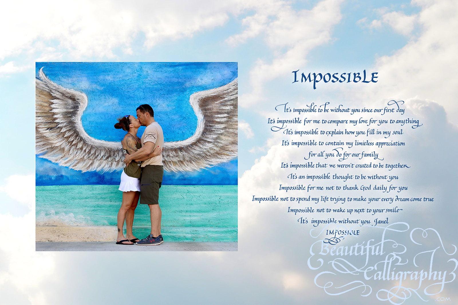 horizontal-angel-wings copy Husband wrote a love poem that I wrote out in calligraphy with cute photo of them in front of angel wings