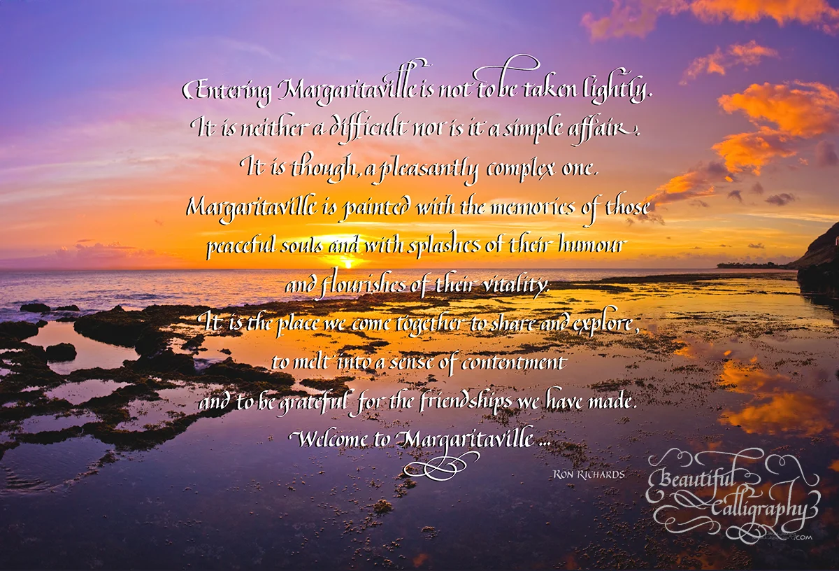 White-Lettering-redone-16x24 A poem written in calligraphy on a beautiful background he chose. White lettering on a dark background